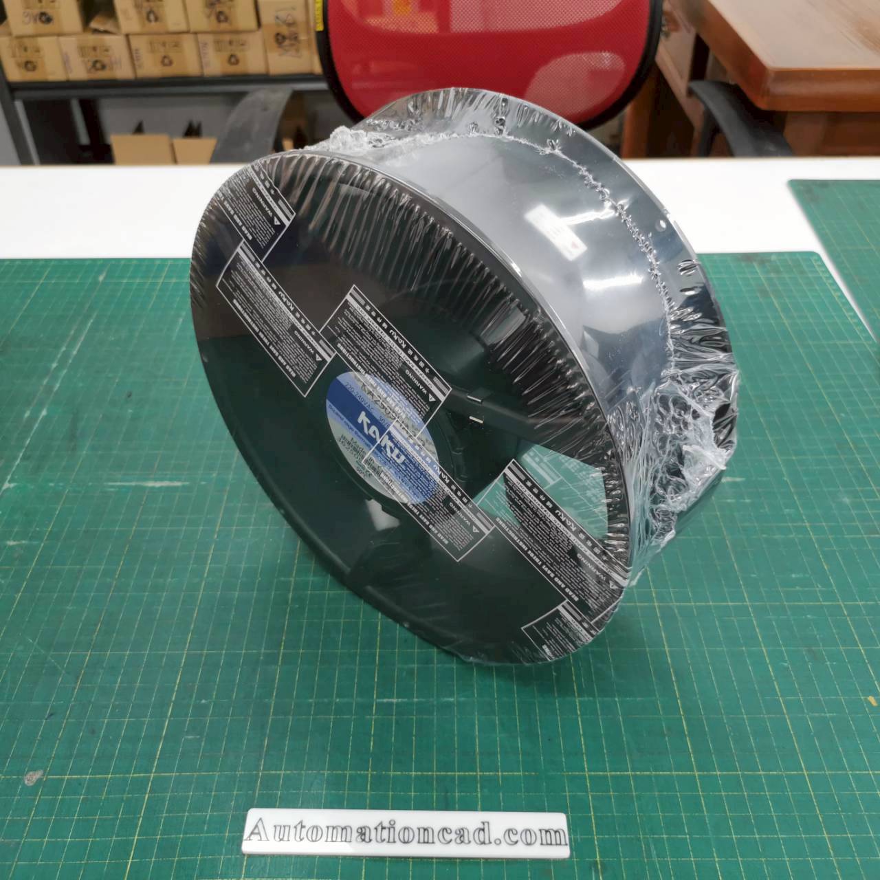 พัดลมระบายอากาศ KAKU ขนาด 10 นิ้ว 220VAC ลูกปืนแบบ Ball - KA2509HA2-2 PLUG 220VAC