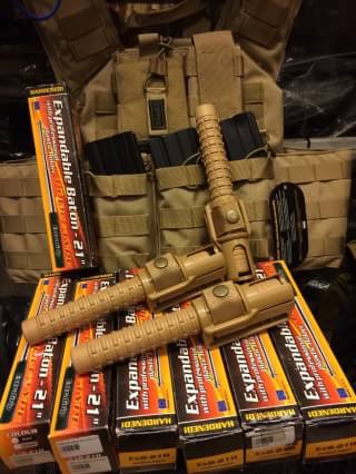 New.ดิ้ว ESP Expandable Baton Made in E.U. ขนาด 21" มาพร้อมซองโพลีเมอร์ แข็งแกร่ง ทนทาน พกพาสะดวก พกไว้ติดตัวก็ง่าย ราคาพิเศษ