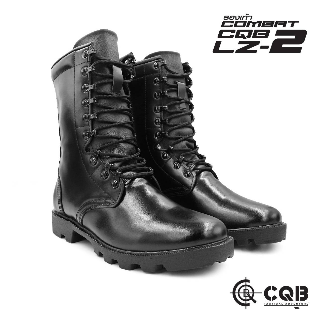 (clap) สินค้าใหม่ค่ะ 🥾...รองเท้า Combat CQB รุ่น LZ-2# (ซิปข้าง) รองเท้าคอมแบท หนังวัวแท้ ออกแบบมาเพื่อรองรับ ขนาดและรูปร่างเท้าของ คนไทย ทรงเรียวสูง แต่ไม่บีบรัดหน้าเท้า ⏩มีซิปข้าง เพื่อความสะดวก ในการสวมใส่ ⏩ตาไก่ปลดไว 9 รู ความสูงจากพื้น 10 นิ้