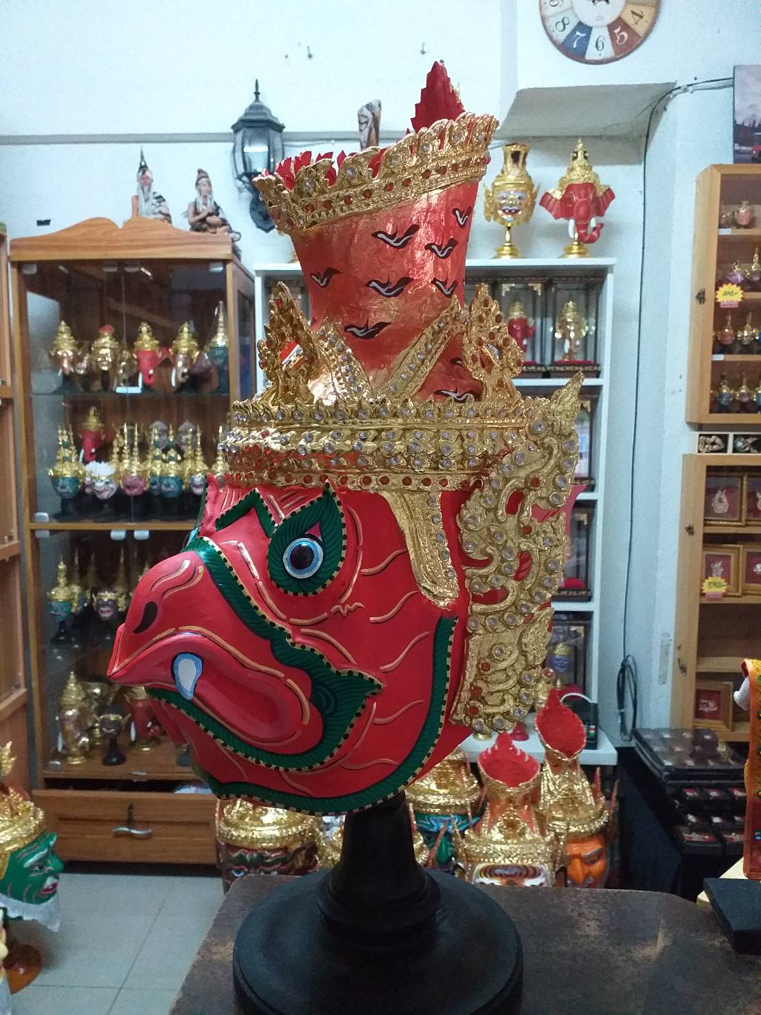 เศียรครุฑ ขนาดรอบ