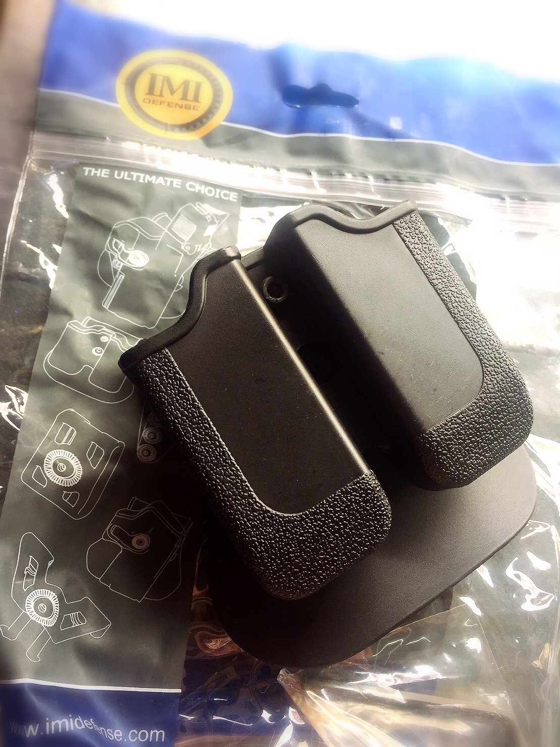 New.ซองปืน / ซองแม็กคู่ imi ล็อค 2 ชั้น หรือ Duble lock ใช้กับปืน GLOCK 17 / 19 ราคาพิเศษ