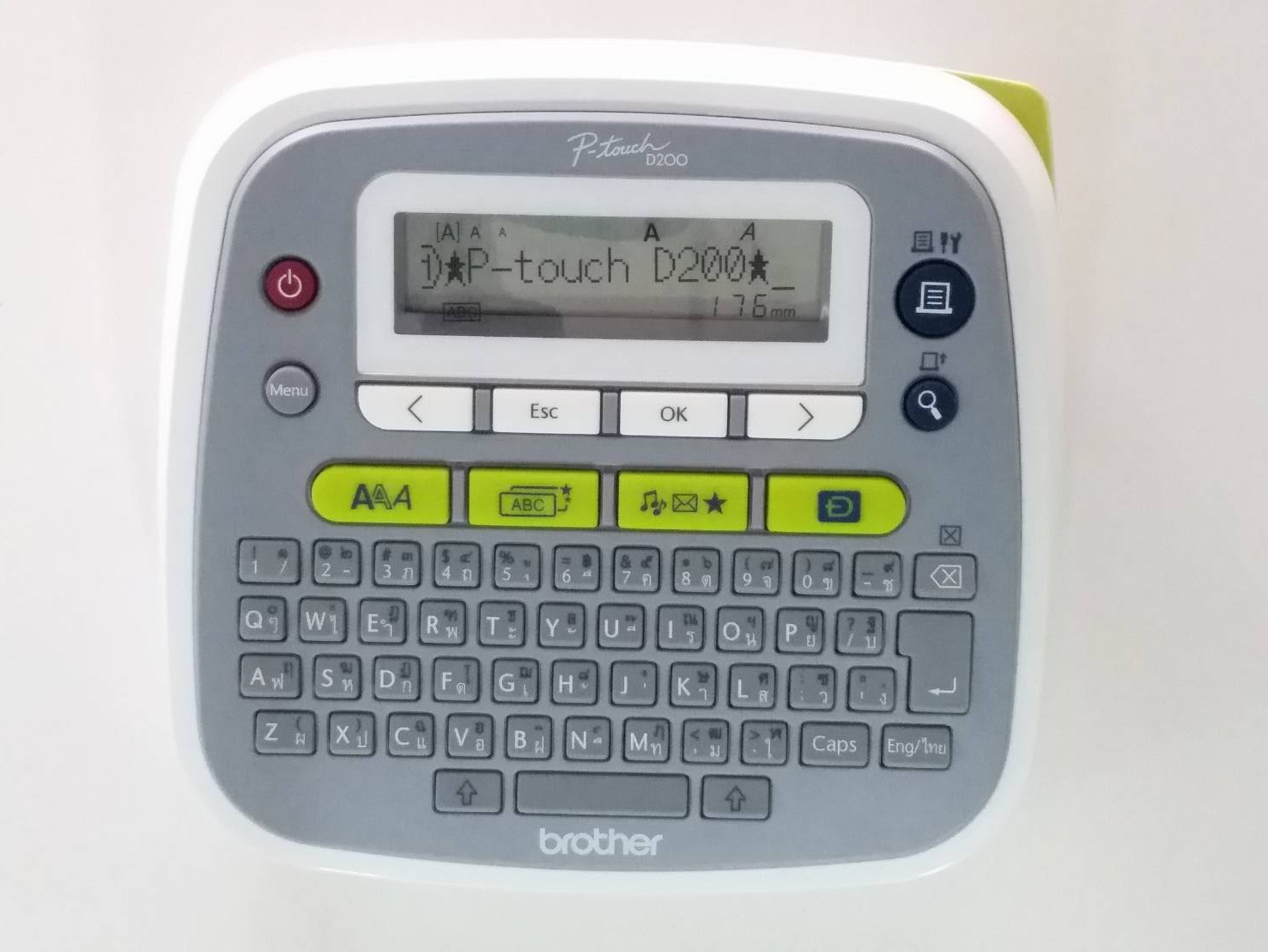 เครื่องพิมพ์ฉลาก PT-D200 ประกันศูนย์1ปี ของแท้ BROTHER LABEL PRINTER สำหรับใช้ในสำนักงาน