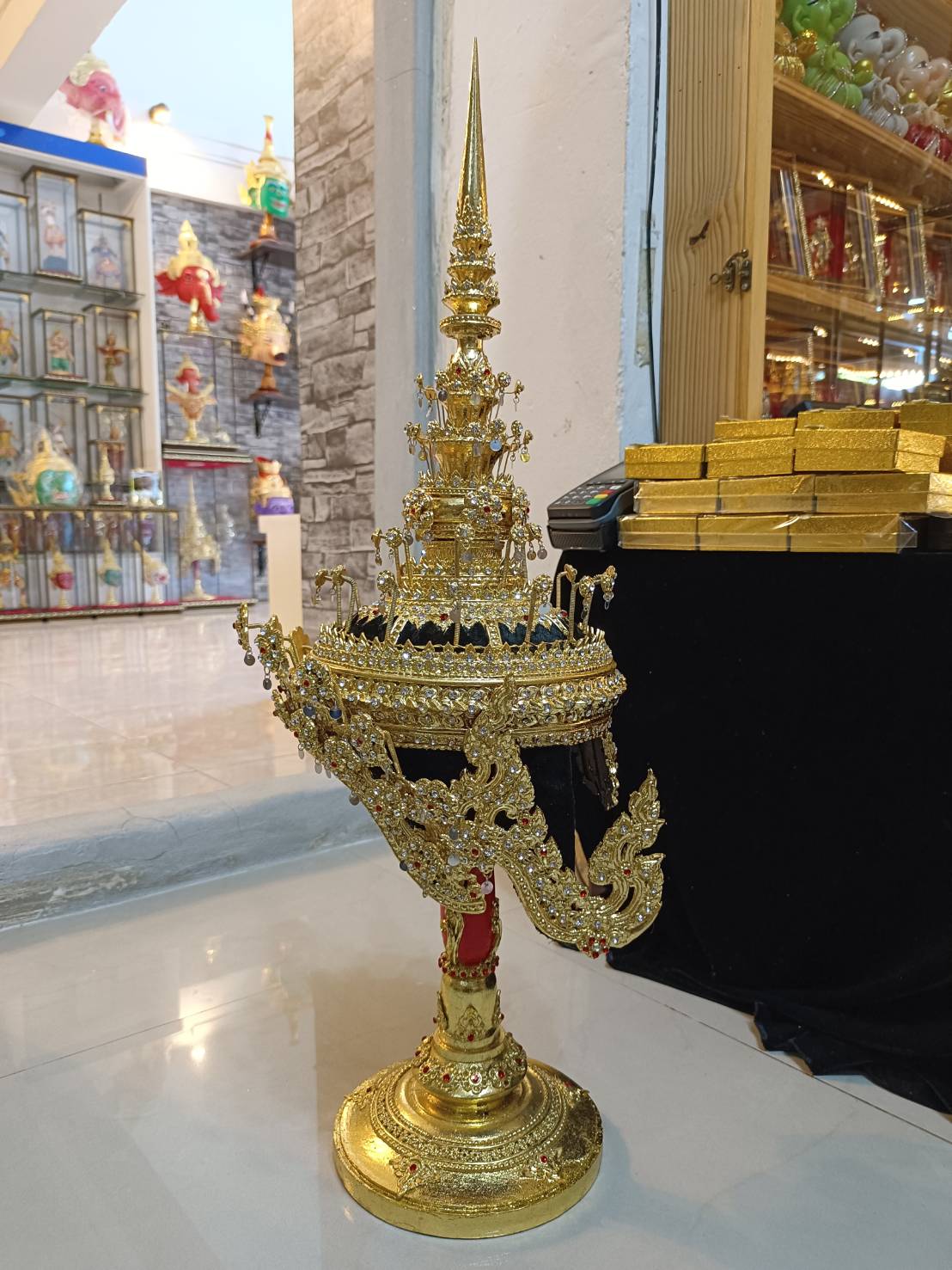 ชฎานาง ขนาดสวมหัว เกรดพรีเมี่ยม