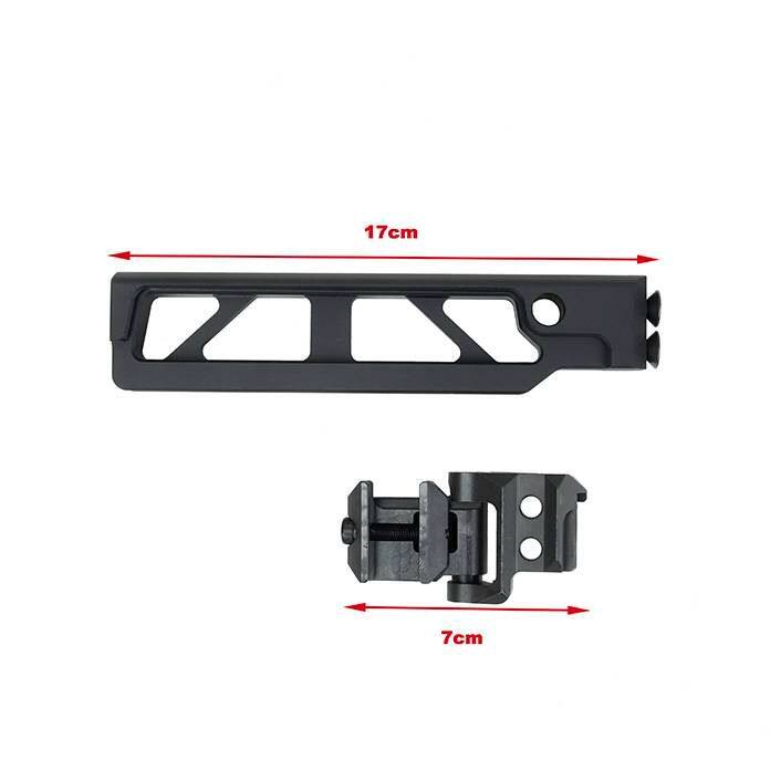 New.แกนพานท้ายพับได้ทรง JMAC สำหรับ Sig Sauer MPX/MCX รุ่น JMAC ST-6 Skeletonized Tube (Folding Adapter) (1913 Adapter) (JMAC) (MCX) (MPX) (1913)