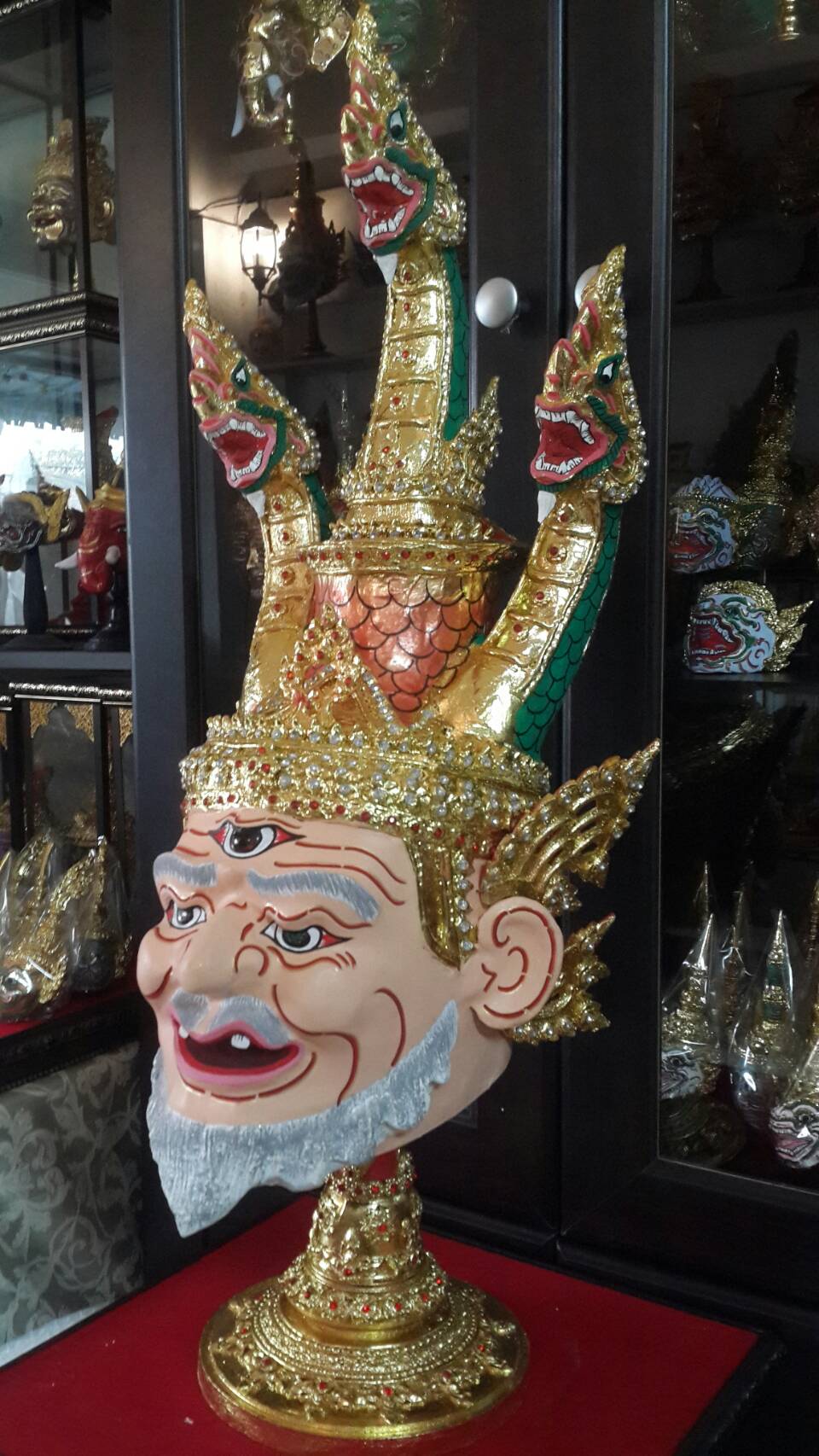 ปู่พญานาค ขนาดครอบ