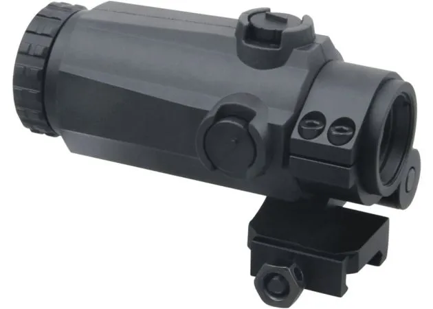 New. ซูมหลังดอท Maverick-III 3×22 Magnifier MIL - Vector Optics ใช้ซูมผ่านเป้า Red Dot มีกำลังขยาย 3 เท่า หน้าเลนส์ 22mm ติดตั้งด้านหลัง Red Dot (ควรติดตั้งให้ใกล้ที่สุด) วัสดุอะลูมีเนียม แข็งแรงทนทาน ต่อทุกสภาพอากาศ กันละอองน้ำได้ในระดับหนึ่ง มาพร้อมเคสย