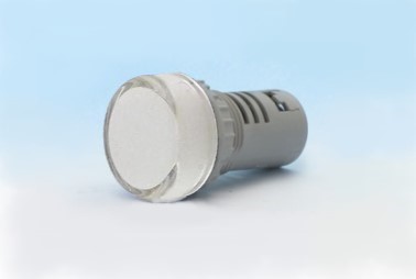 Pilot Lamp ไพลอตแลมป์ สีขาว รู 22 mm ไฟ 24 VAC/DC