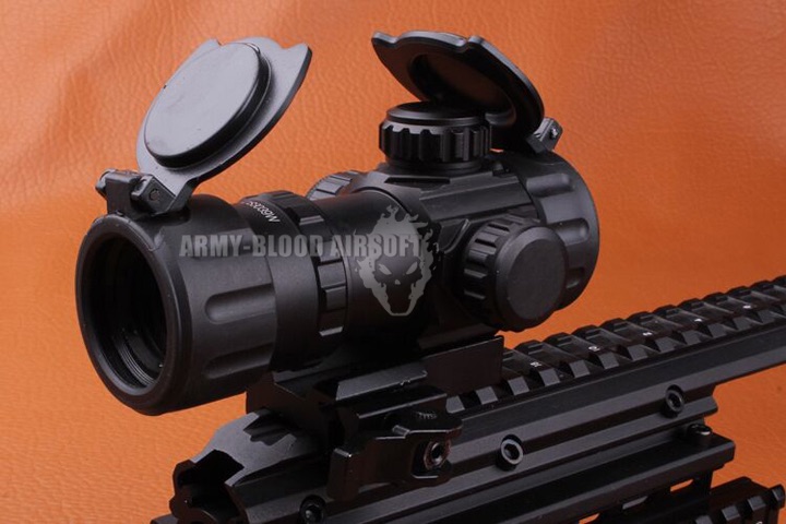 New.UTG 4.2" ITA Red/Green CQB Dot with QD Mount, Riser Adaptornex ราคาพิเศษ
