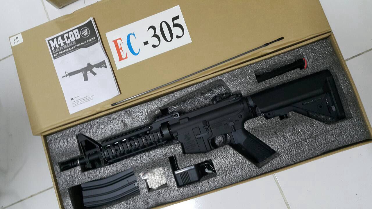 New.ปืนยาว M4 E&C 305 บอดี้เหล็ก ราคาพิเศษ