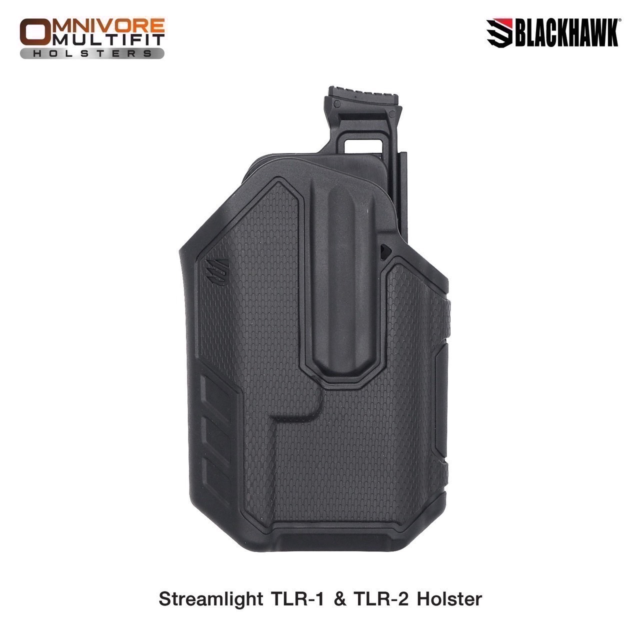 New.ซองปืน Blackhawk OMNIVORE ( Omnivore Multift Holsters ) ⚓ ซองปืนปลดล็อคนิ้วโป้ง ( Level 2 ) ⚓ ใช้กับปืนพกได้มากกว่า 150 รุ่น ( ตามตาราง ) ⚓ ใช้ยึดแบบเพลทเหน็บหรือร้อยเข็มขัดได้ 📌 ใช้คู่กับไฟฉาย Streamlight TLR-1 & TLR-2 (