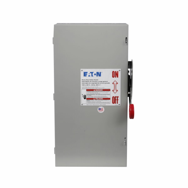 Safety Switches EATON เซฟตี้สวิทช์ 100A 3-Phase แบบใส่ฟิวส์ได้ INDOOR