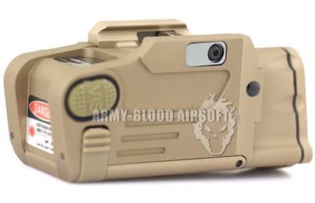 New.Steiner eOptics SBAL-PL Style WeaponLight W/ Red Laser ILLUMINATION (BK / Tan) ราคาพิเศษ