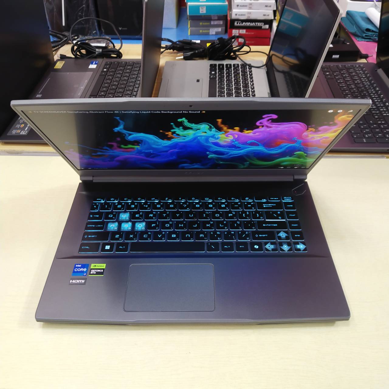 MSI THIN 15 B12UC-1887TH สภาพเครื่อง 95% (ประกันศูนย์ 30/03/2027)