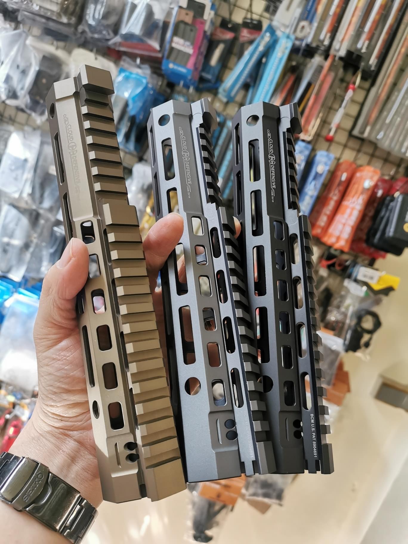 New.ชุดหน้า Cloud defensive +BCM 9.5นิ้ว มี3สี สีดำ สีเทา สีทราย