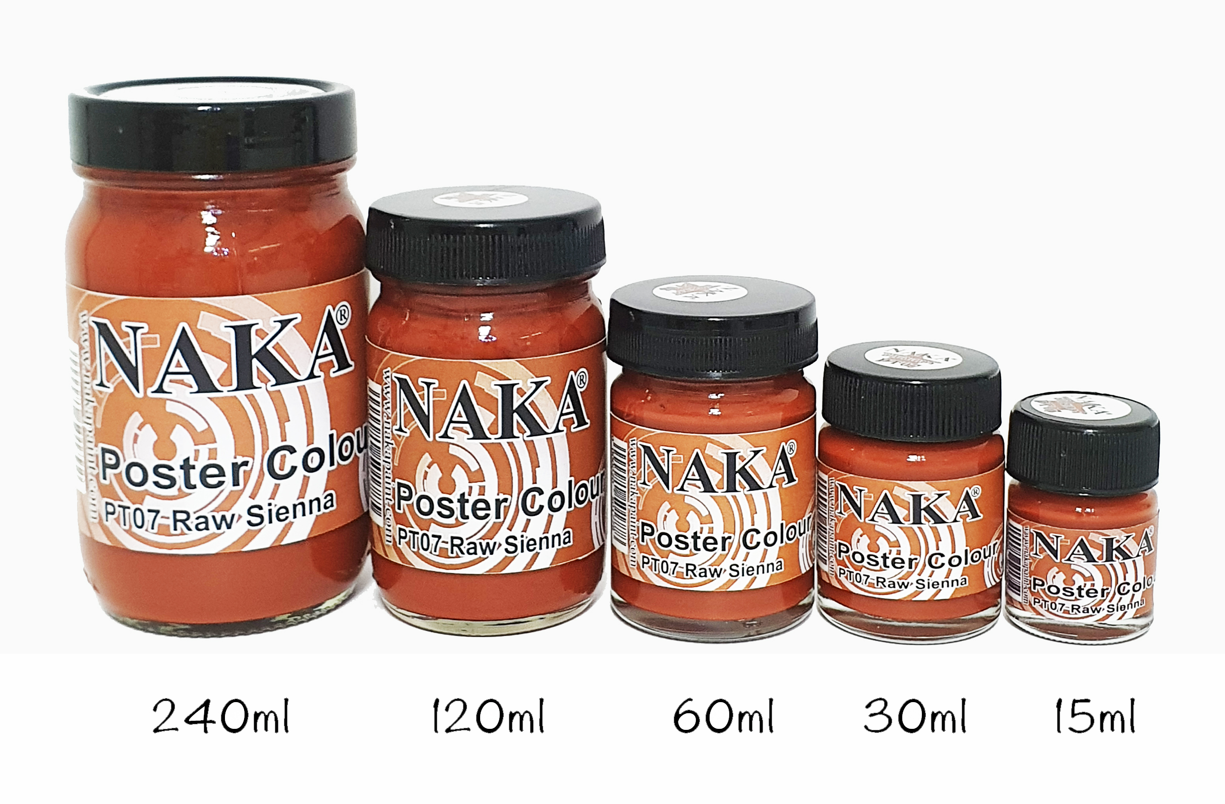 PT07 สีโปสเตอร์ Raw Sienna 15ml