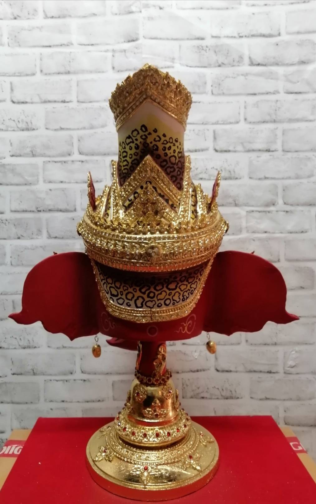 เศียรครู พระพิฆเนศ (ยอดบวช) ขนาดครอบ เกรดพรีเมี่ยม