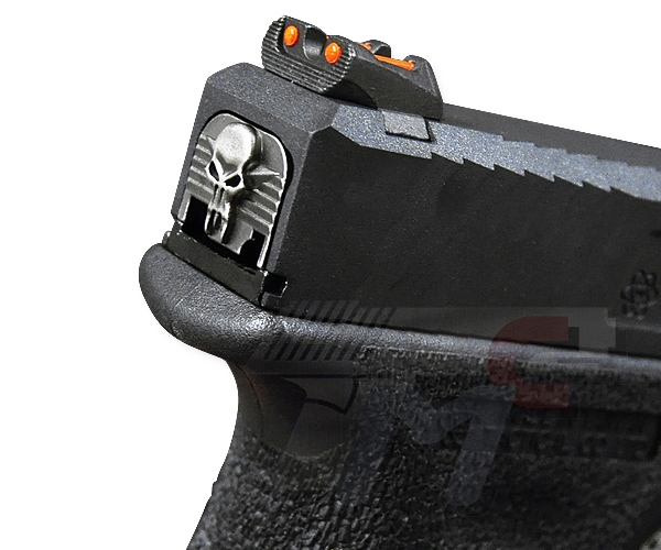 Glock34 T3 Gen4 สไลด์เงิน ท่อทอง เฟรมดำ WE