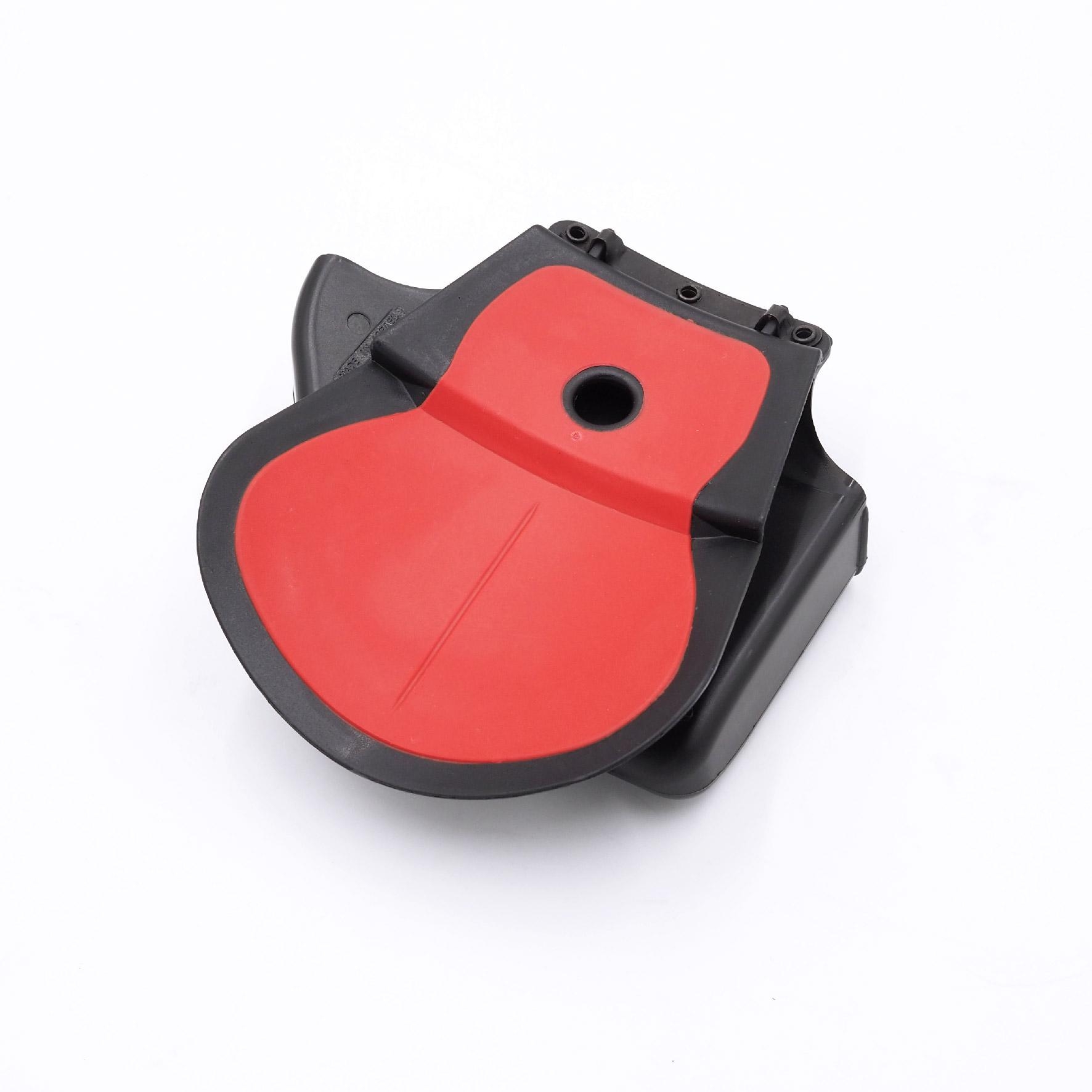 ซองกุญแจมือ + แม็กกาซีน -ผลิตจากวัสดุ polymer อย่างดี -ด้านหลังมีเพจเหน็บเข็มขัดในตัว สะดวก ถอดง่าย น้ำหนักเบา -ใช้บรรจุแม็กกาซีน 9 มม.