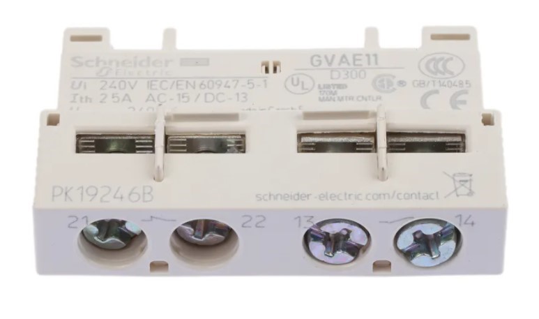 คอนแทคช่วย SCHNEIDER Auxiliary Contact 1NO/1NC สำหรับ TeSys GV2