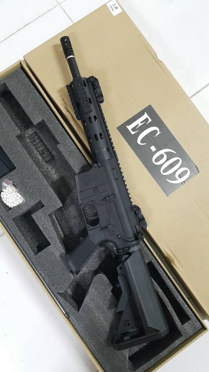 New.ปืนยาว M4 E&C 609 บอดี้เหล็ก ราคาพิเศษ