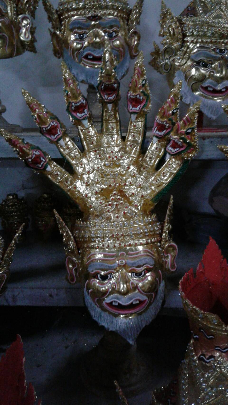 ปู่พญานาค (7เศียร) ขนาดครอบ