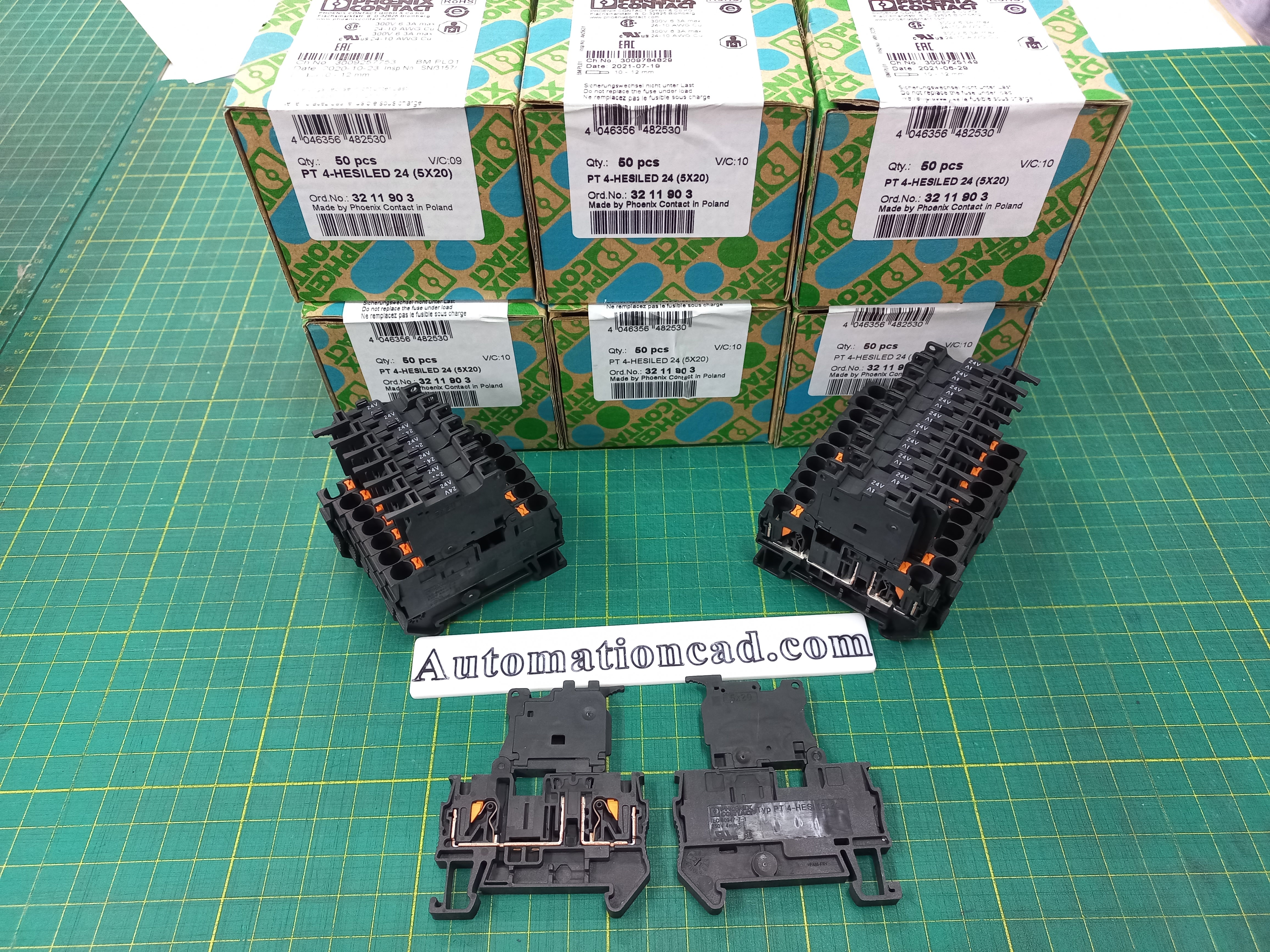 เทอร์มินอลฟิวส์ PHOENIX CONTACT 3211903 Terminal สำหรับสายไฟขนาด 0.2 mm² - 6 mm²