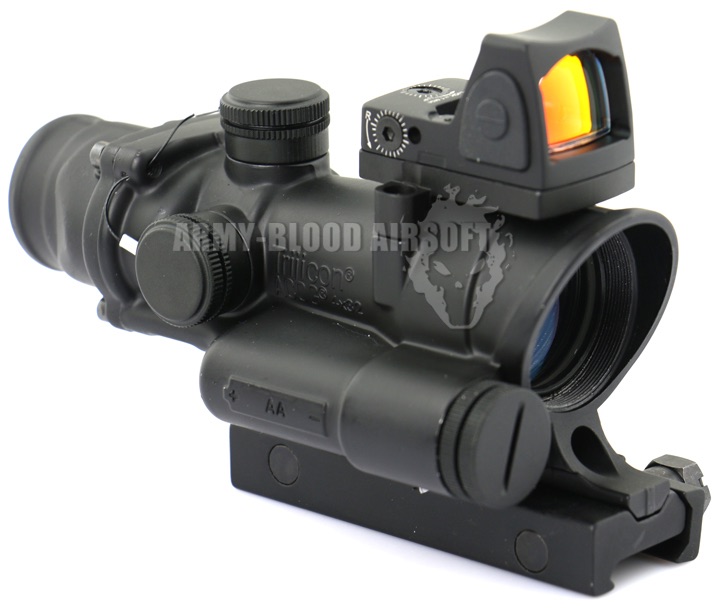New.Trijicon TA02 ACOG 4x32 Red Illuminated Scope W/ RM06 RMR Sight Adjustablenext ราคาพิเศษ