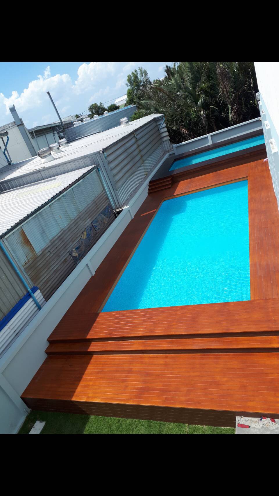 Intex สระน้ำ Ultra Frame Rectangular Pool ขนาด 24 ฟุต รุ่น 28366