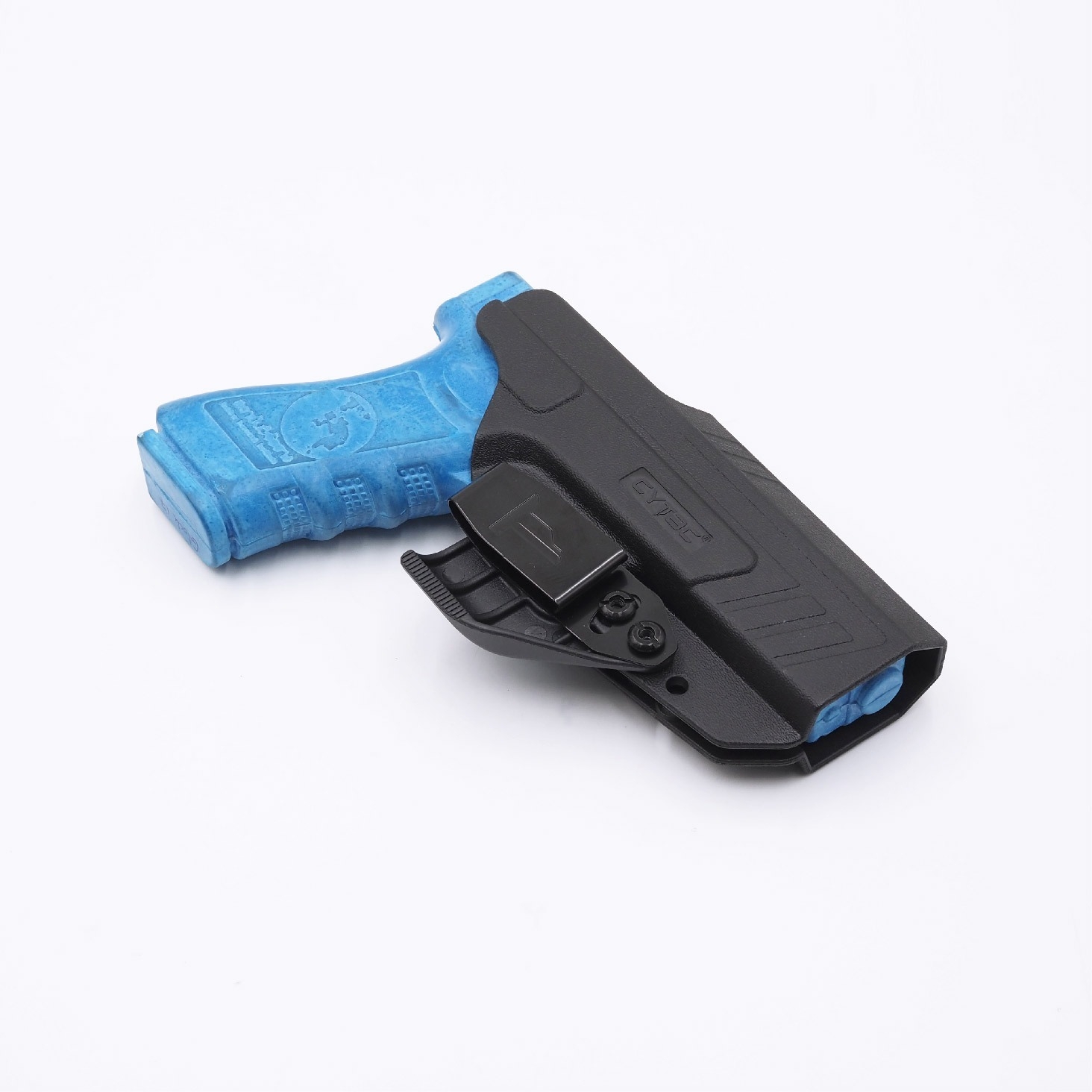 ซองพกใน Polymer รุ่น Glock 17, 22 ( Gen1-5 ) , Glock 31 ( Gen 1-4 ) (ซีรีย์ 3) ( Cytac IWB Claw Holster ) - ซองผลิตจาก Polymer ชนิดพิเศษ แข็งแรงทนทาน - ตัวยึดเป็นคลิปเหน็บเข็มขัด ( ถอดเปลี่ยนซ้าย-ขวา ได้ ) - สามารถปรับองศาการใช้งานได้ 15 องศา - ออกแบบให้แ