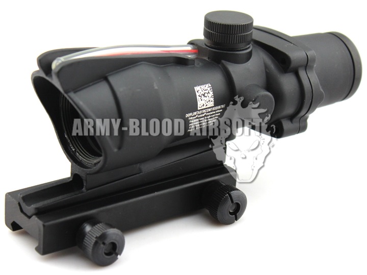 Trijicon ACOG TA31 Style 4x32 Scope Red Illuminated Auto Brightness (BK)