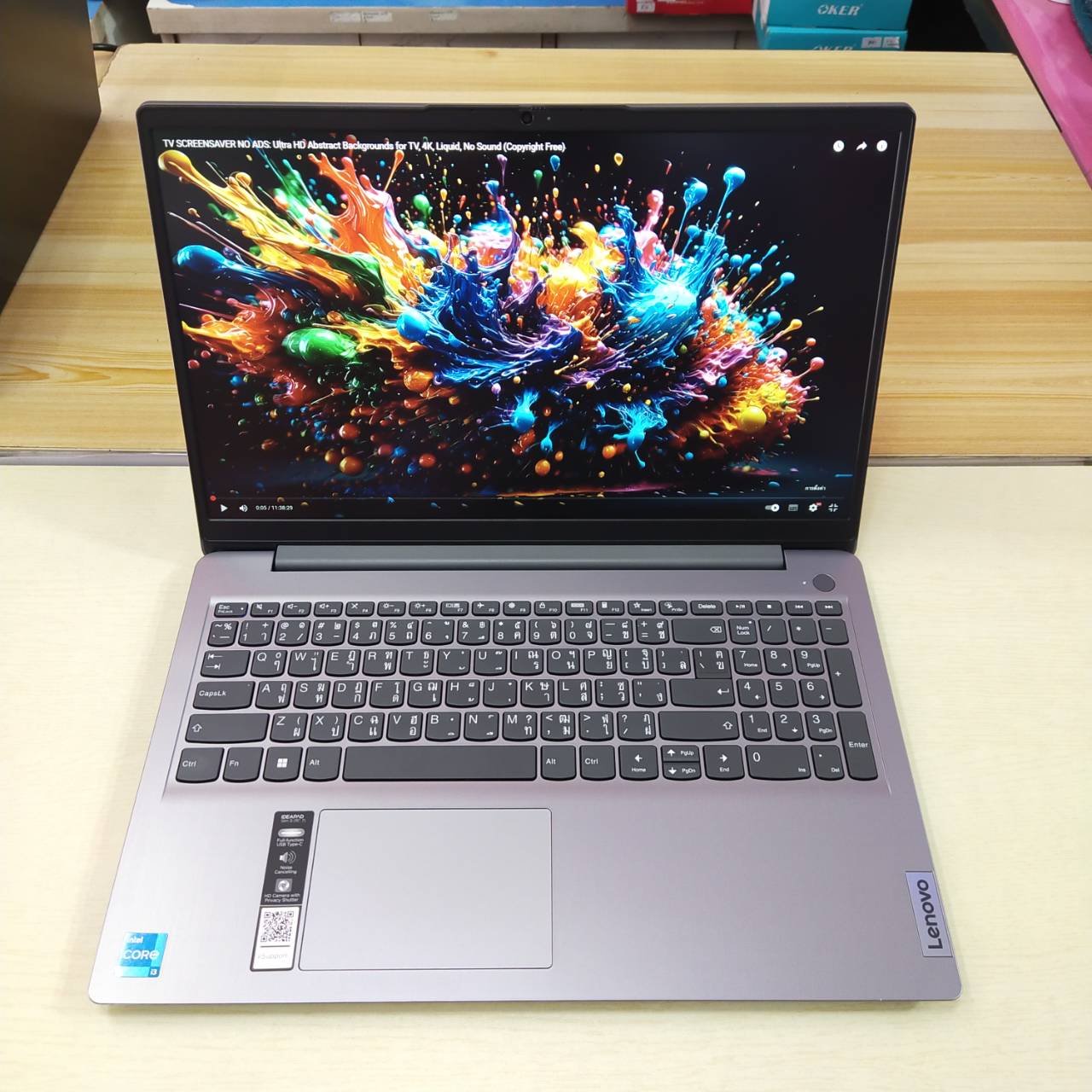LENOVO IDEAPAD 3 15IAU7-82RK014LTA สภาพเครื่อง 90% (ประกันศูนย์ Premium Onsite 12/03/2026)