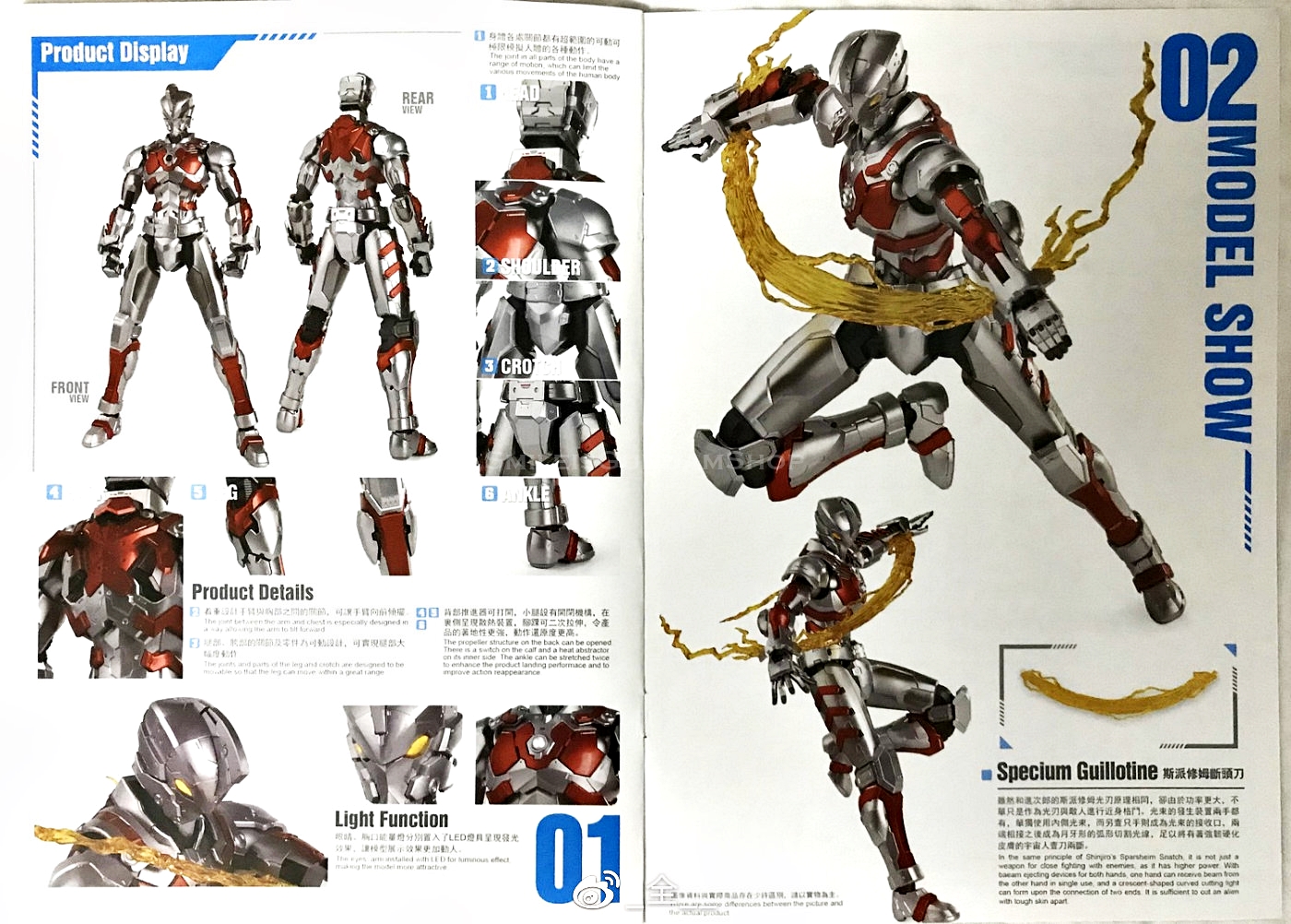 [PO]1/6 ULTRAMAN SUIT A[E-MODEL][แบบประกอบ]