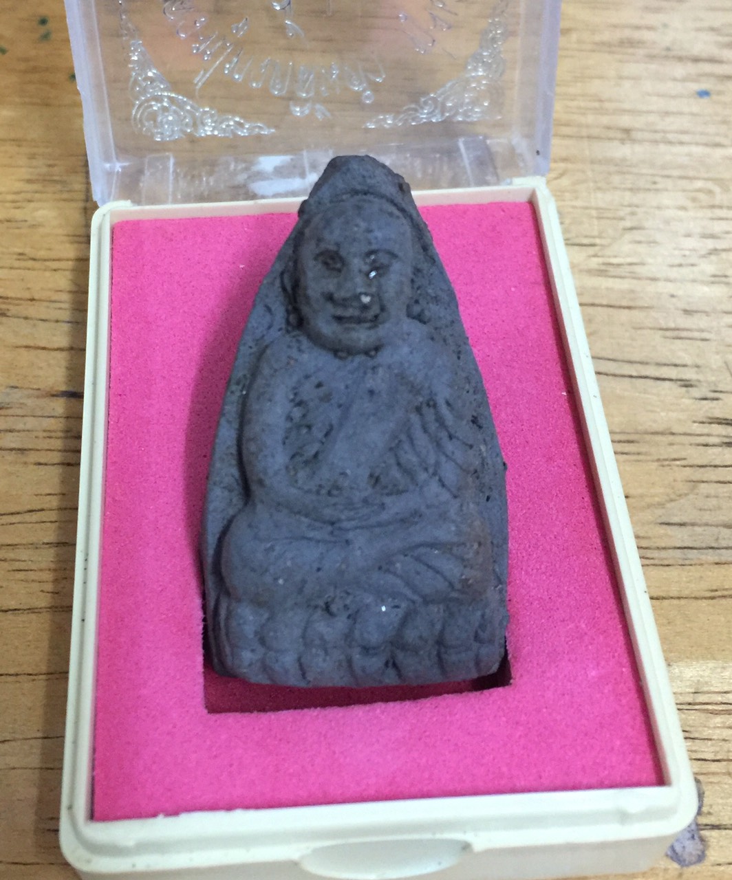 หลวงปู่ทวดลิ้นดำ เนื้อว่าน(องค์1) วัดน่าหม่อม(ทุ่งเมรุ)