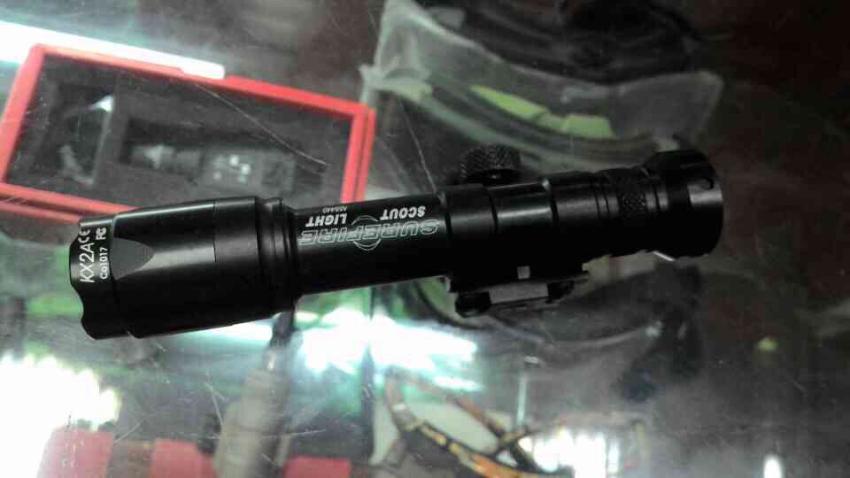 New.ไฟฉายติดปืน SureFire KX2A สีดำ มาพร้อมสวิตหางหนู