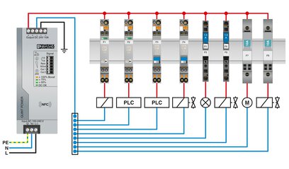 POWER SUPPLY QUINT-PS/1AC/24DC/10 - 2866763 PHOENIX CONTACT พาวเวอร์ซัพพลาย 24VDC 10 A