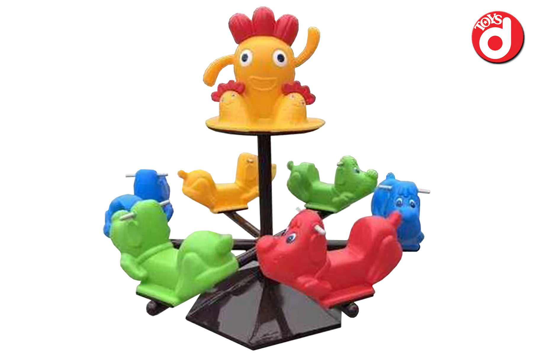 ม้าหมุนข้าวโพด 6 ที่นั่ง