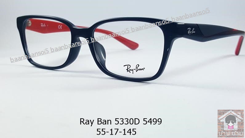 Rayban RX 5330D 5499 โปรโมชั่น กรอบแว่นตาพร้อมเลนส์ HOYA ราคา 3,400 บาท