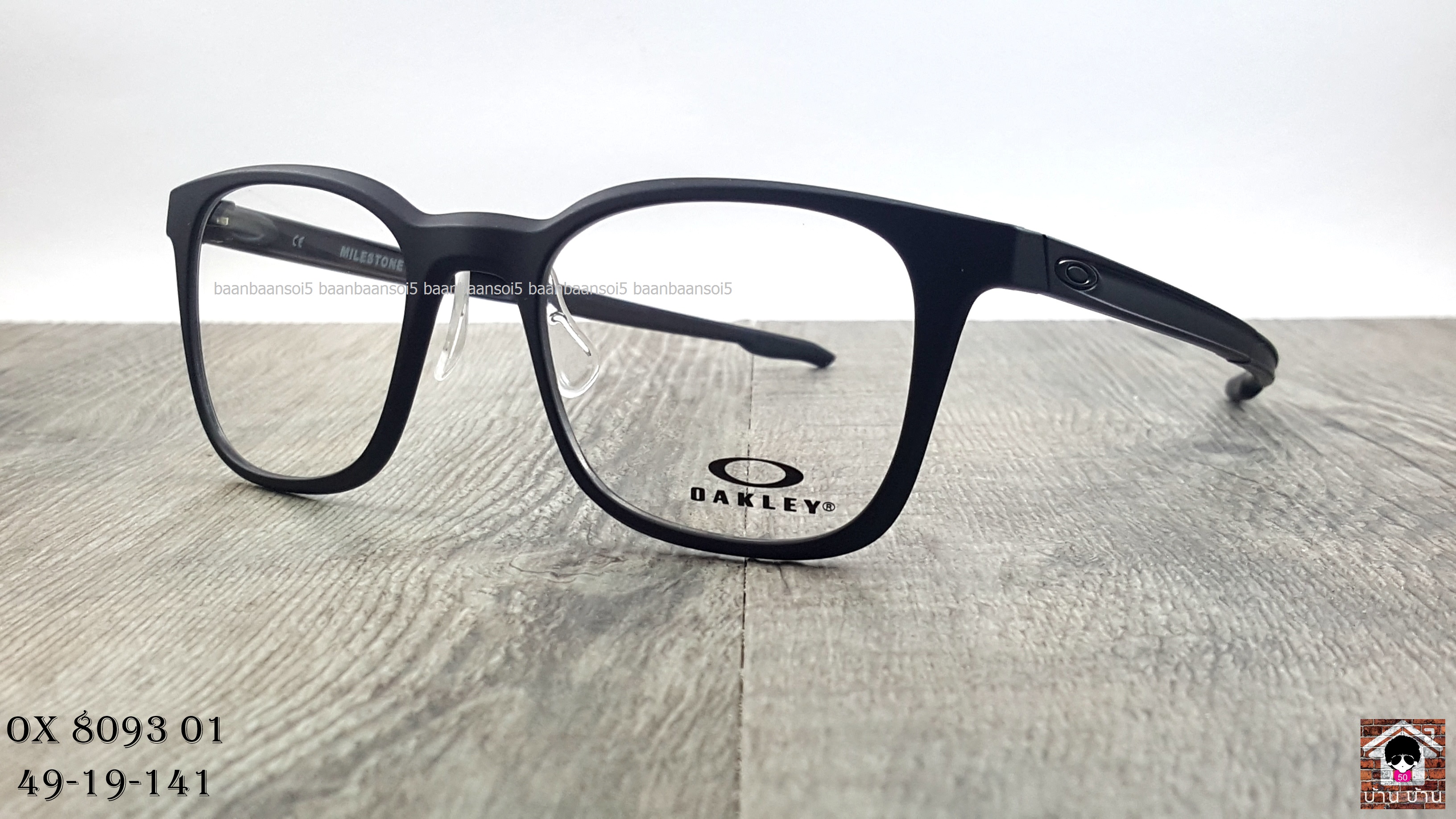 OAKLEY OX8093-01 MILESTONE 3.0 โปรโมชั่น กรอบแว่นตาพร้อมเลนส์ HOYA ราคา 3,900 บาท
