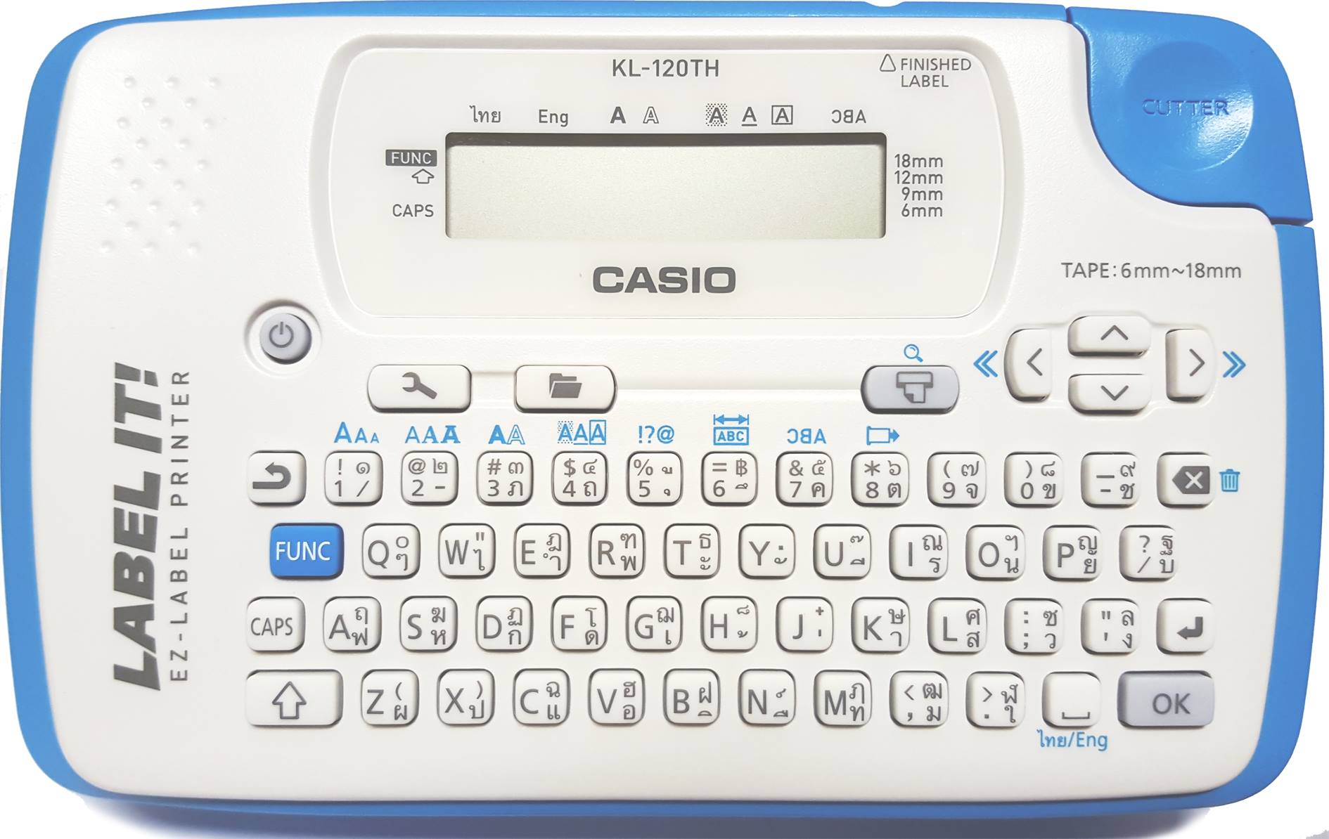 เครื่องพิมพ์สติกเกอร์ KL-120TH CASIO LABEL PRINTER สำหรับใช้ในสำนักงาน