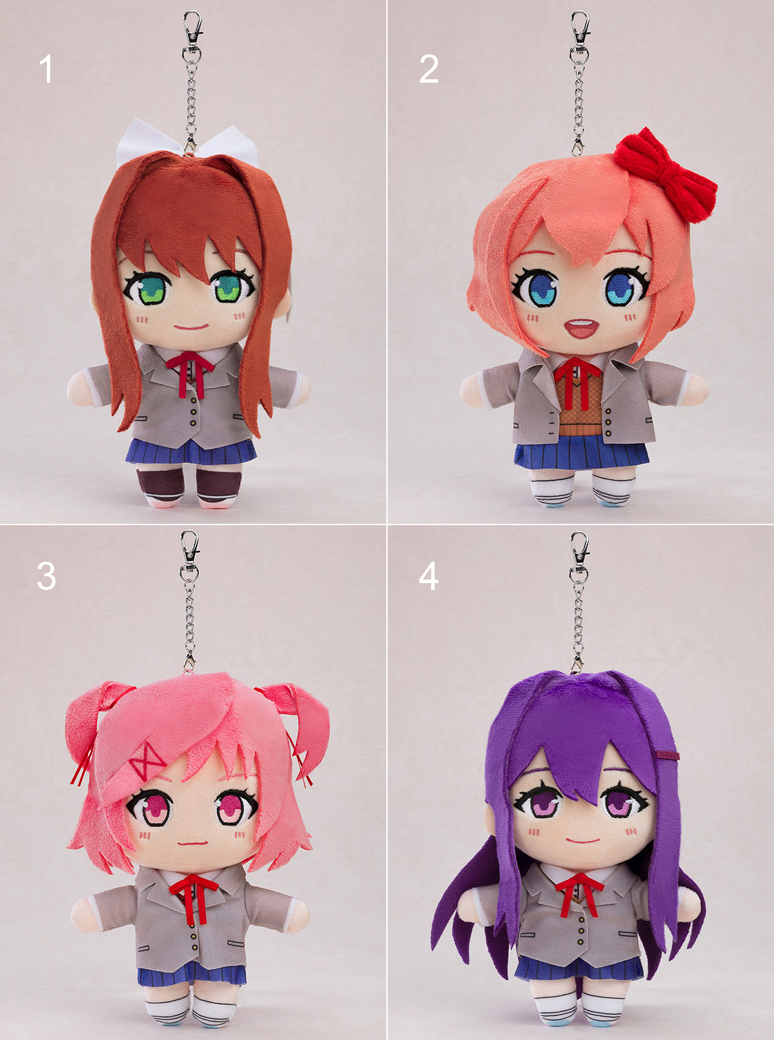 เปิดจอง : Plushie Keychain Doki Doki Literature Club!
