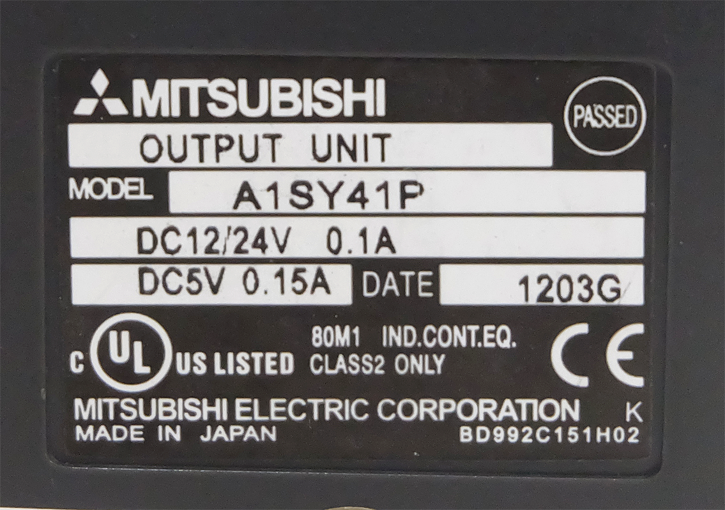 MITSUBISHI A1SY41P PLC OUTPUT UNIT สินค้าใหม่ไม่มีกล่อง