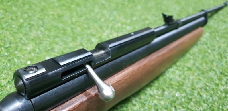 New.ปืนยาวอัดแก๊สCrosman2260 SherDan 5.5mm.cal. Co2 Air Rifle เบอร์2 ✔SP 600Fps+ ✔Weight น้ำหนัก 2.75g ✔body Wood งานไม้สวยงาม ✔ระบบ ขึ้นลำลูกเลื่อนยิงทีละนัด ✔ระยะหลังผล 35-45m. ไกล 50m+ ✔Co2 12g 1 หลอดยิงได้~ 50