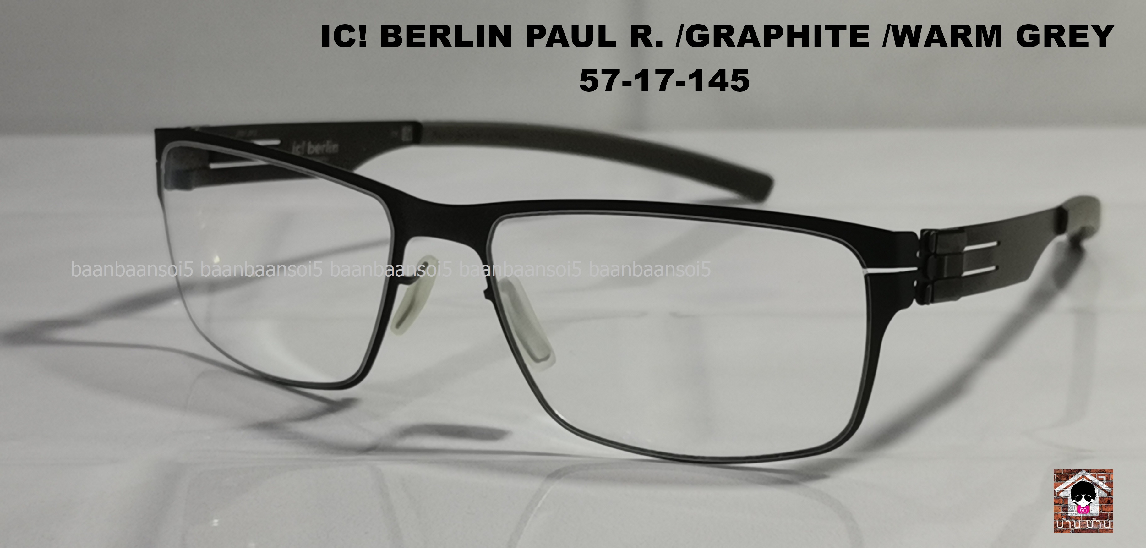 IC! BERLIN PAUL R. / GRAPHITE / WARM GREY โปรโมชั่น ราคา 15,900 บาท พร้อม รายการแถม เกินคุ้ม จำนวน จำกัด