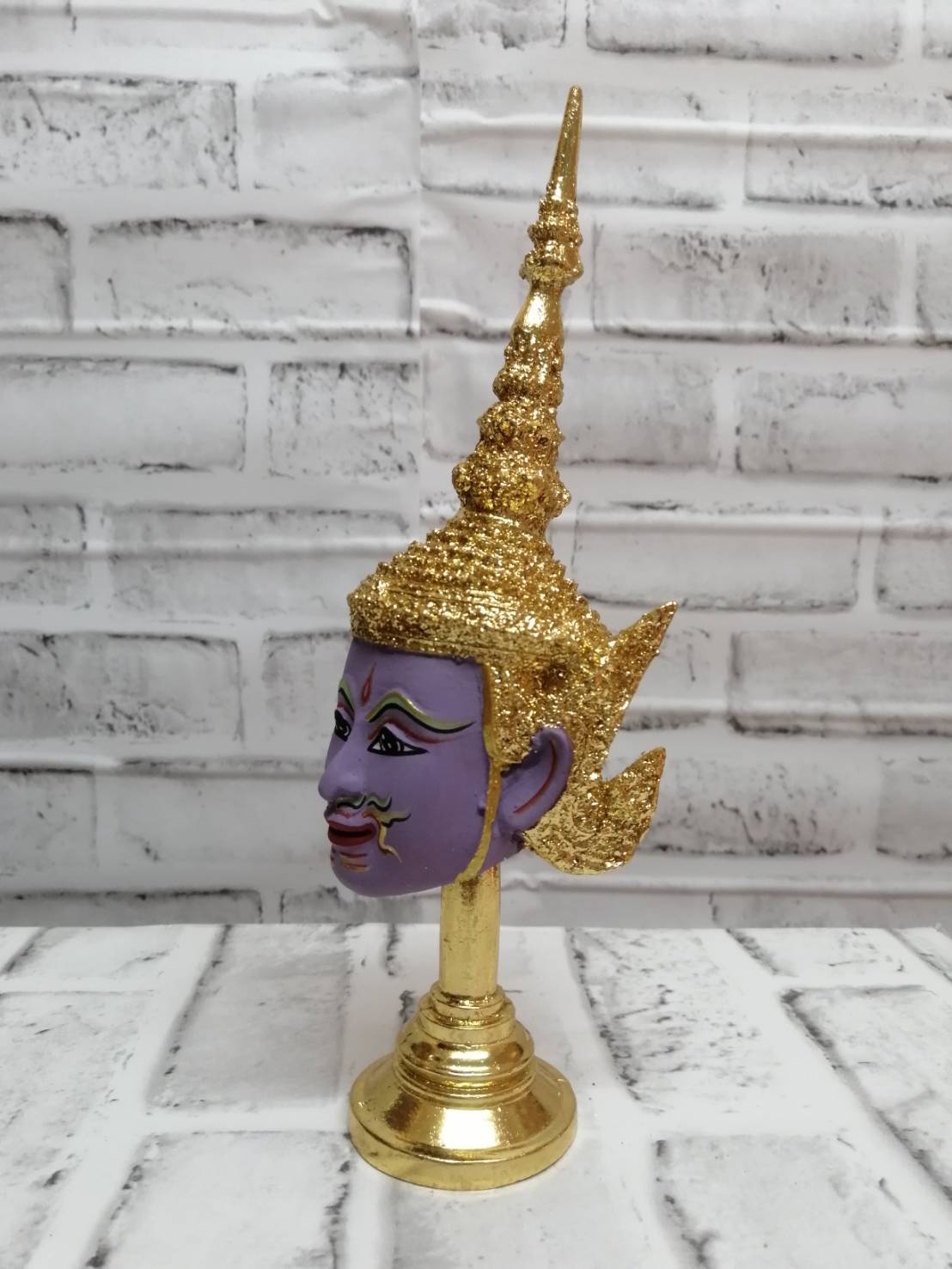 พระนารายณ์ ขนาดกลาง 4 นิ้ว พร้อมฐานทอง