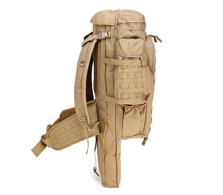 New.9.11 Tactical ยุทธวิธีกระเป๋าเป้สะพายหลัง ไนลอนที่มีคุณภาพสูงกันน้ำ กีฬาล่าสัตว์ตั้งแคมป์ ใส่ได้ทั้งปืนยาวทุกชนิด / ทั้งสัมภาระ ขนาด ด้านหน้ายาว 60 ซม. ด้านหลังมีความยาว 100 ซม. สีดำ สีทราย ลายดิจิตอนทราย ราคาพิเศษ
