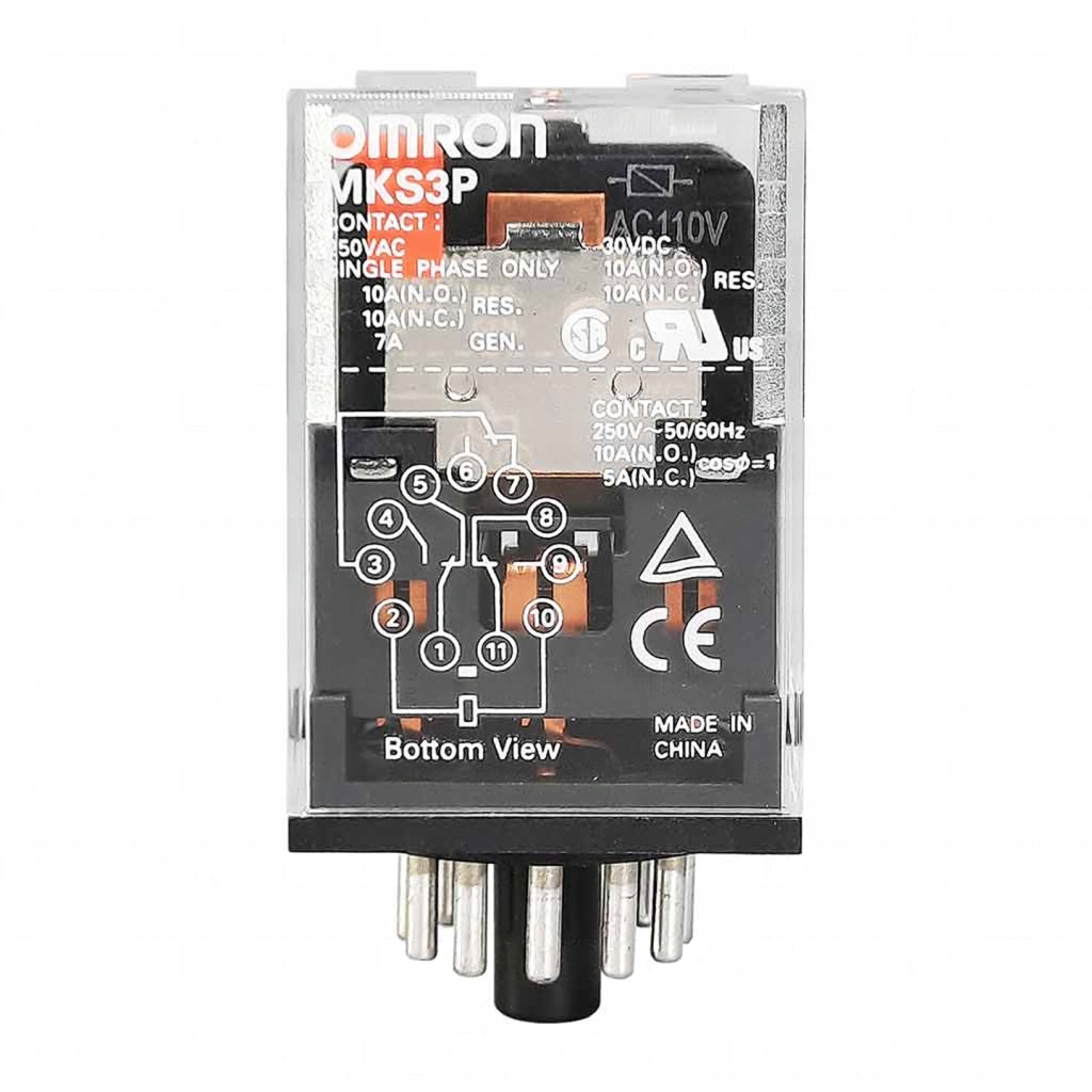 RELAY OMRON MKS3P AC110 11PINS