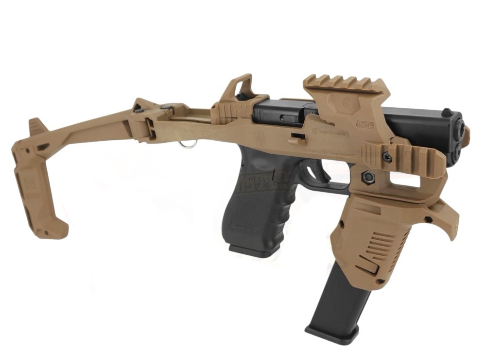 New.Recover Tactical 20/20 Full Kit สำหรับ Glock 17/19/34 ทุก Gen (สีทราย) รุ่นปืนที่รองรับ Glock 17 Gen3 / Gen4 / Gen5 / MOS / L / P / T Glock 19 Gen3 / Gen4 / Gen5 / MOS / L / P / X / T Glock 22 Gen3 / Gen4 / P Glock 23 Gen3 / Gen4 / P Glock 24 Glock 31