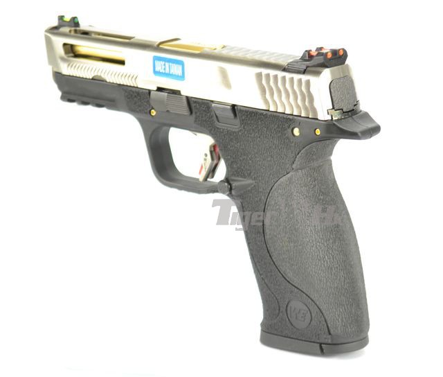 S&W M&P9 T5 B-Style สไลด์เงิน ท่อทอง เฟรมดำ