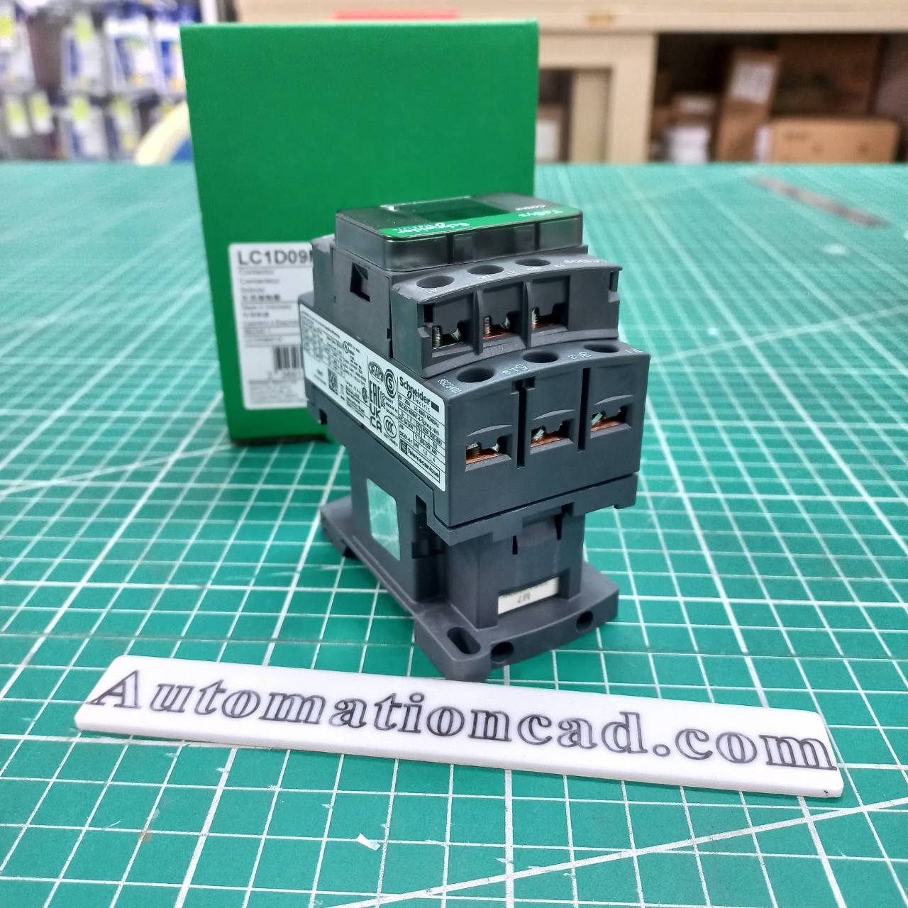 LC1D09M7 แมกเนติก คอนแทคเตอร์ SCHNEIDER MagneticContactor LC1D09M7 coil 220VAC ทนกระแสได้ 9A