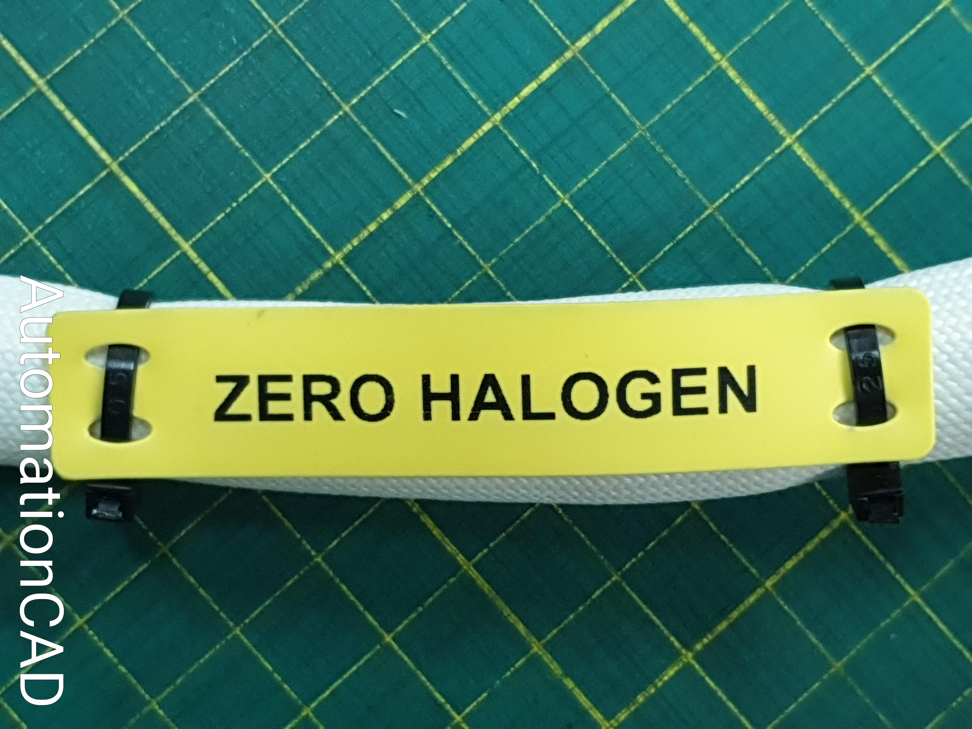 แท็กมาร์คสายไฟสีเหลือง,สีขาว 60x10 mm. Cable Marker ยี่ห้อ SUMITAG